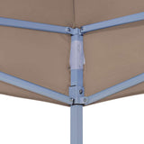 Party Tent Roof 4.5x3 m Taupe 270 g/m 315369