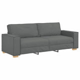 Sofa 3 pcs Dark Grey Fabric 3324610