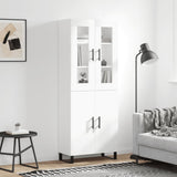 Highboard White 69.5x34x180 cm Engineered Wood 3198233
