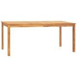 7 Piece Garden Dining Set Solid Wood Teak 3157934