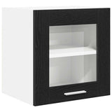 Hanging Cabinet 2 pcs Black Oak 40 x 31 x 40 cm Engineered Wood 884197