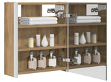 Bathroom Mirror Cabinet Artisan Oak 33 x 11.5 x 50 cm 889222