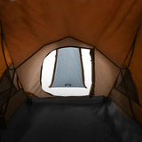 Camping Tent Dome 2-Person Grey and Orange Waterproof 94341
