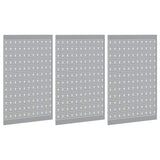 Tool Wall Panel 3 pcs Grey 150 x 1 x 80 cm 4103484