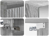 Bathroom Cabinet Set 5 pcs Grey Sonoma Engineered Wood 3407292