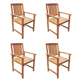 5 Piece Outdoor Dining Set Solid Acacia Wood 42622
