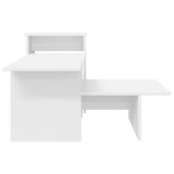 Console Table White 91.5 x 35 x 38.5 cm Engineered Wood 891160