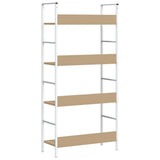4-Layer Book Shelf Oak 60x27.6x124.5 cm Engineered Wood 288225