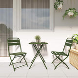 Garden Folding Chair Folding 2 pcs Green 42 x 52 x82cm 42002937