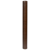Balcony Screen Brown and Black 1000x80 cm Poly Rattan 156262