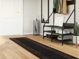 Rug Runner MARSA Black 50 x 400 cm Polyester and PVC 42023284
