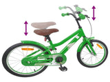 Kids Bike 18 Inches for 5-7 Years Old Green 42009376