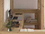 Loft Bed Frame with Desk with Storage Artisan Oak 75 x 190 cm 3410434