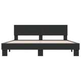 Bed Frame without Mattress Black 200x200 cm 3280172