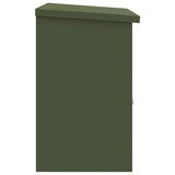 Parcel Drop Box with Door Olive green 47.5 x 38 x 59 cm Steel 874943