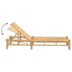 Sun Lounger 55x199x30 cm Bamboo 4108225