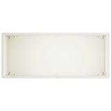 Garden Planter 2 pcs White 50 x 20 x 40 cm Cold-rolled Steel 8005445