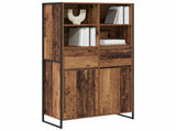 Sideboard 2 pcs Old Wood 81 x 36 x 150.5 cm Engineered Wood 3403038