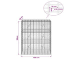 Gabion with 3.5 mm Wire and 5x10 cm Mesh 100x20x150 cm 3462644