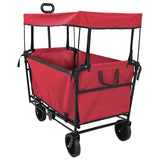 Folding Hand Trolley Red 105 x 56.5 x 116 cm Oxford Cloth 42020665