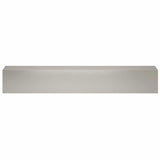 Garden Cover Profile 2 pcs 100 x 15 x 15 cm Stainless Steel 8012970