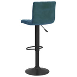 Bar Stools 2 pcs Blue Velvet 333735