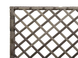 Garden Planter with Trellis Grey 35 x 30 x 135 cm Poly Rattan 42026882