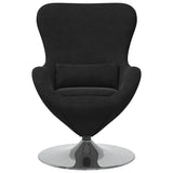 Egg Chair Black 63 x 73 x 90 cm Velvet 42002730