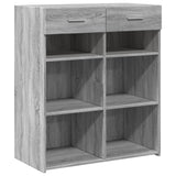 Sideboard Grey Sonoma 80x42.5x93 cm Engineered Wood 3281481