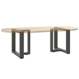 Coffee Table Legs T-Shaped 2 pcs Anthracite 50x25x cm Steel 4013030