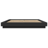 Bed Frame without Mattress Black 150x200 cm King Size 3281183