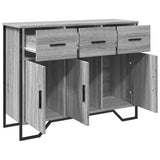 Sideboard Grey Sonoma 97x32.5x74.5 cm Engineered Wood 848562
