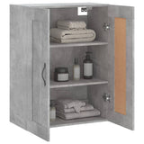 Wall Mounted Cabinet Concrete Grey 69.5x34x90 cm Engineered Wood 830376