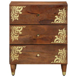 Bedside Cabinet Honey Brown 50 x 33 x 62 cm Solid Mango Wood 4018745