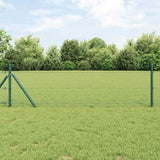 Hexagon Fence Green 1.2 x 10 m Steel 42005349