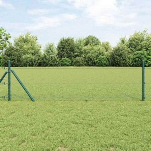 Hexagon Fence Green 0.8 x 50 m Steel 42005417