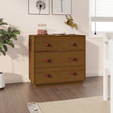 Sideboard Honey Brown 80x40x75 cm Solid Wood Pine 820110
