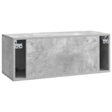 Wall-Mounted TV Cabinet Concrete Grey 78.5 x 31 x 30 cm 898718
