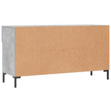Shoe Bench Concrete Grey 102x35x55 cm Engineered Wood 829744