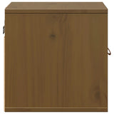 Wall Cabinet Honey Brown 31.5x30x30 cm Solid Wood Pine 818361