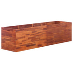 Garden Raised Bed Acacia Wood 200x50x50 cm 44028