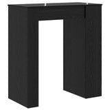 Bar Table 95 x 47 x 103.5 cm Engineered Wood Black Oak 8010960