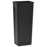 Dustbin with Pedal Anti-fingerprint 30L Black Stainless Steel 149573