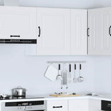 Kitchen Wall Cabinet Kalmar White Engineered Wood 853557
