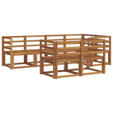 Outdoor Sofa Set 7 pcs Natural Solid Acacia Wood 3366517