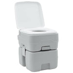 Portable Camping Toilet Grey 41.5 x 36.5 x 42 cm 42001427