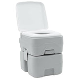 Portable Camping Toilet Grey 41.5 x 36.5 x 42 cm 42001427