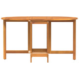 Garden Table Folding Brown 110 x 60 x 72 cm Solid Acacia Wood 4103887