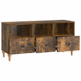 TV Cabinet Smoked Oak 102 x 34.5 x 50 cm Engineered Wood 894220