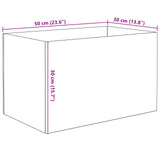 Aquarium with Storage Transparent 50 x 30 x 30 cm Glass 42020382